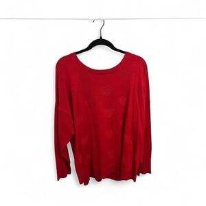 NWT Cable & Gauge Red Women's Sweater 1X